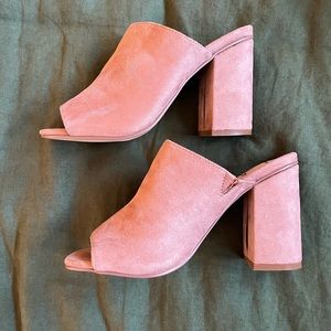 Lulus Pink Mules